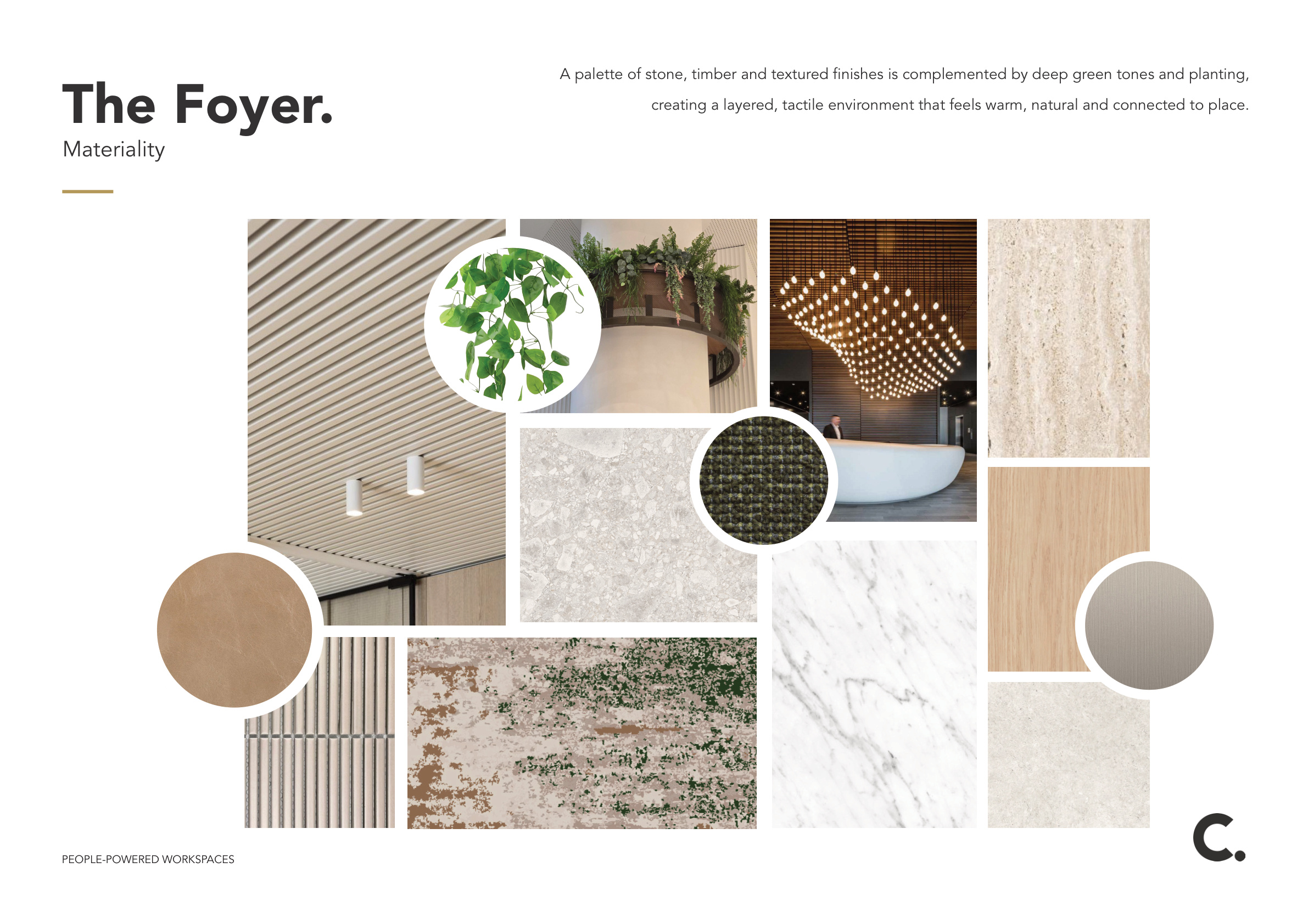 Foyer loose furniture selection